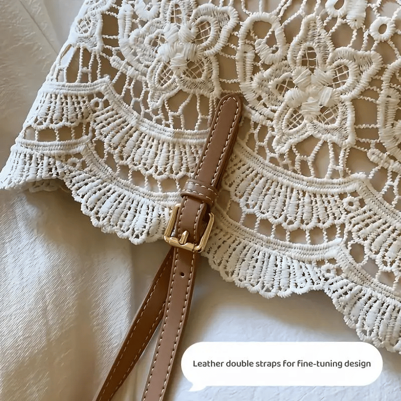 Vintage Lace Shoulder Bag – Elegant Crossbody Purse for Every Occasion 👜🤍