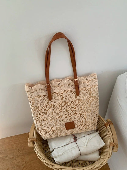 Vintage Lace Shoulder Bag – Elegant Crossbody Purse for Every Occasion 👜🤍