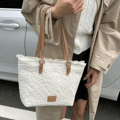 Vintage Lace Shoulder Bag – Elegant Crossbody Purse for Every Occasion 👜🤍