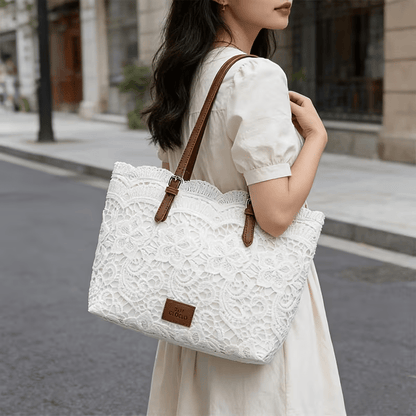 Vintage Lace Shoulder Bag – Elegant Crossbody Purse for Every Occasion 👜🤍