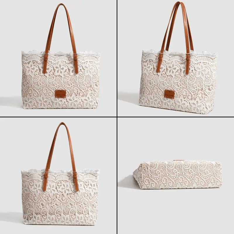 Vintage Lace Shoulder Bag – Elegant Crossbody Purse for Every Occasion 👜🤍