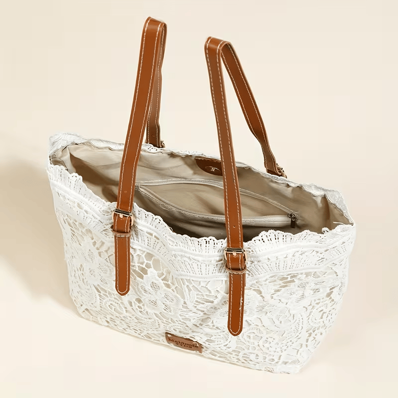 Vintage Lace Shoulder Bag – Elegant Crossbody Purse for Every Occasion 👜🤍